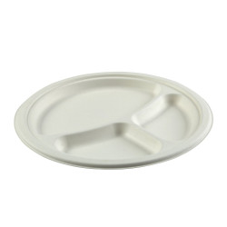 3CP ROUND PLATE (BAGASSE)