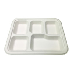 5CP MEAL TRAY (Bagasse)