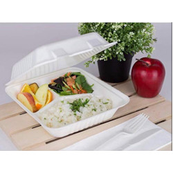 3CP MEAL BOX (Bagasse)