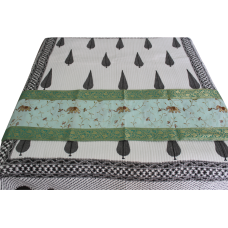 
									Embroidered Table/Bed Runner (Green)