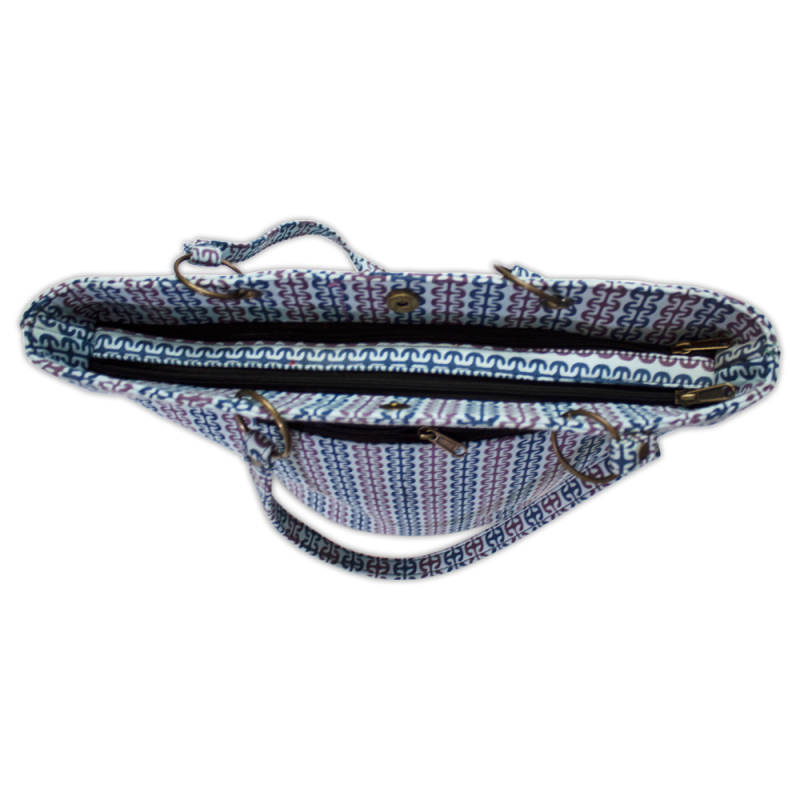 Hand-block Printed Cotton Handbag