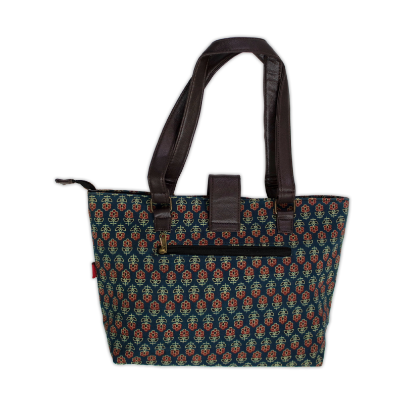 Hand-block Printed Cotton Handbag