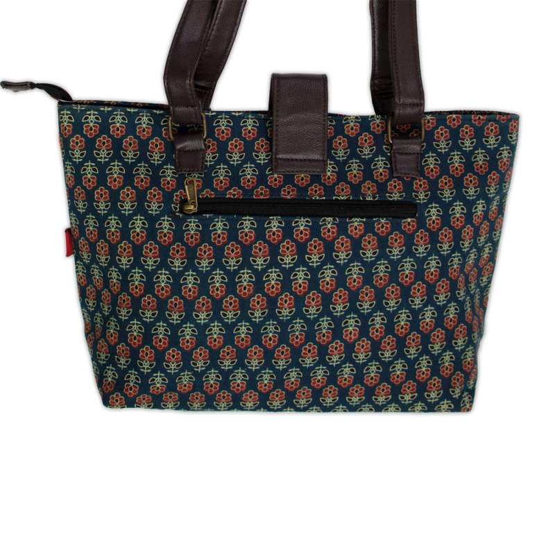 Hand-block Printed Cotton Handbag