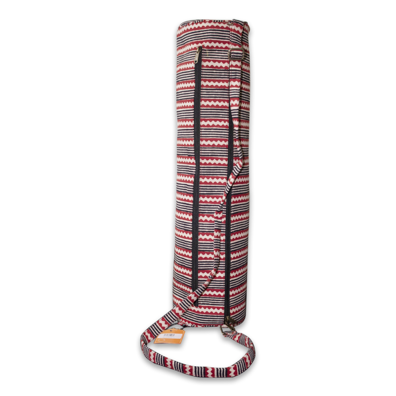 Handcrafted Yoga Mat Bag (Red)
