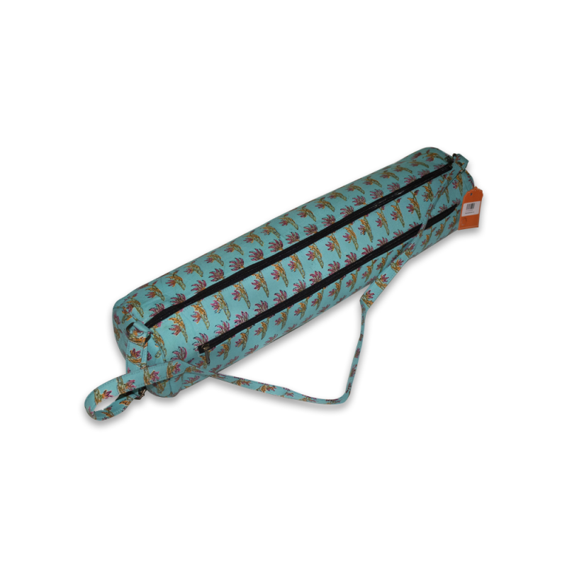 Handcrafted Yoga Mat Bag (Turquoise)