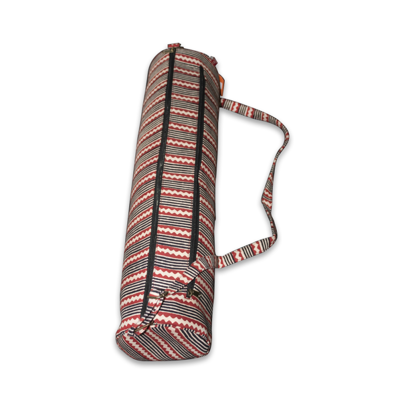 Handcrafted Yoga Mat Bag (Red)