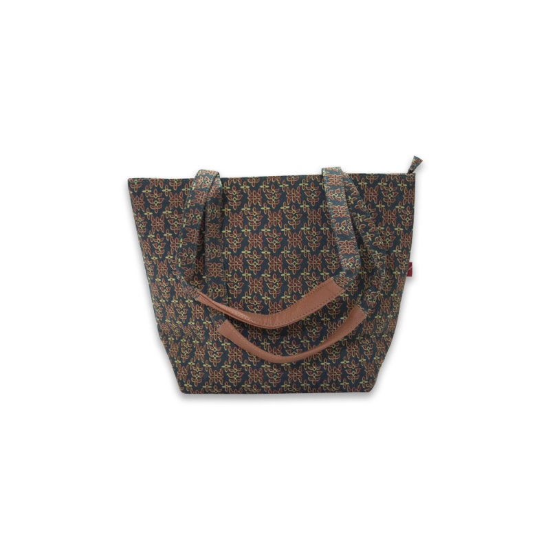 Hand-block Printed Cotton Handbag