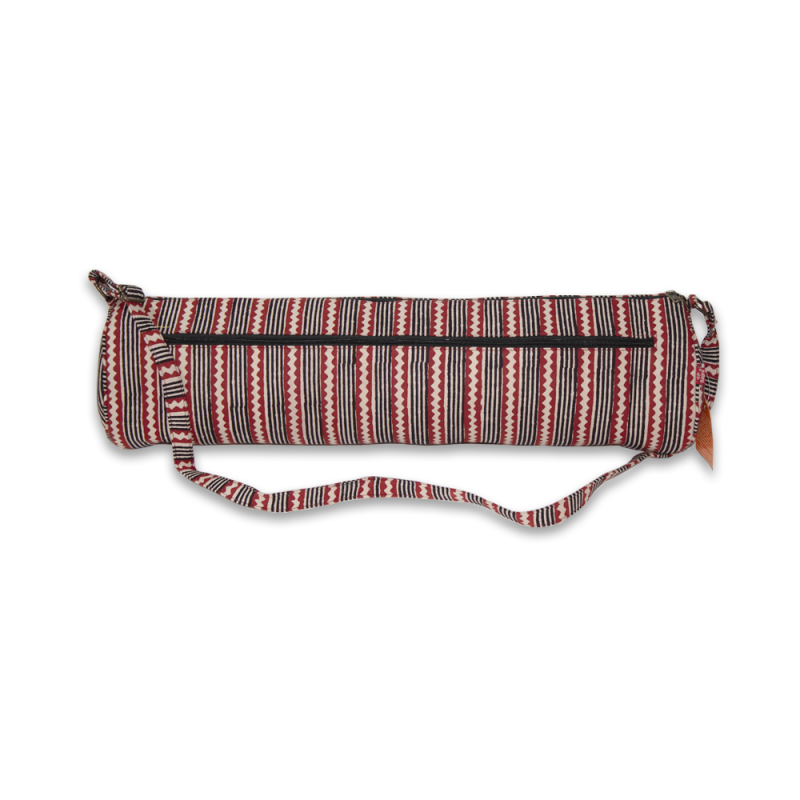 Handcrafted Yoga Mat Bag (Red)