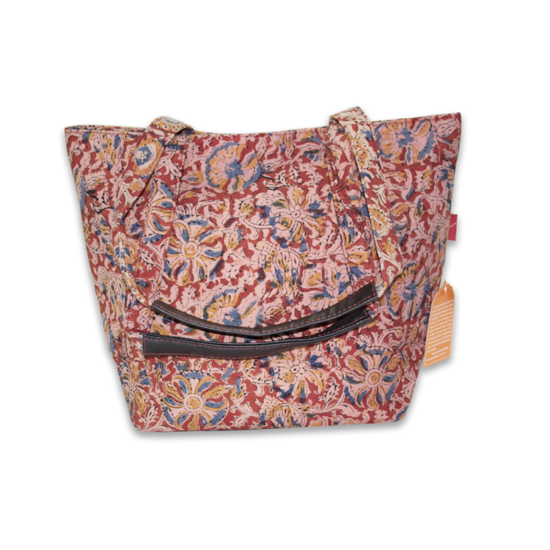 Light Pink Floral Handbag