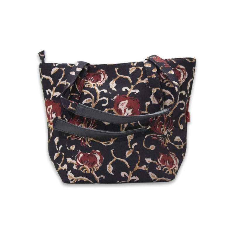 Handcrafted Floral Cotton Handbag 