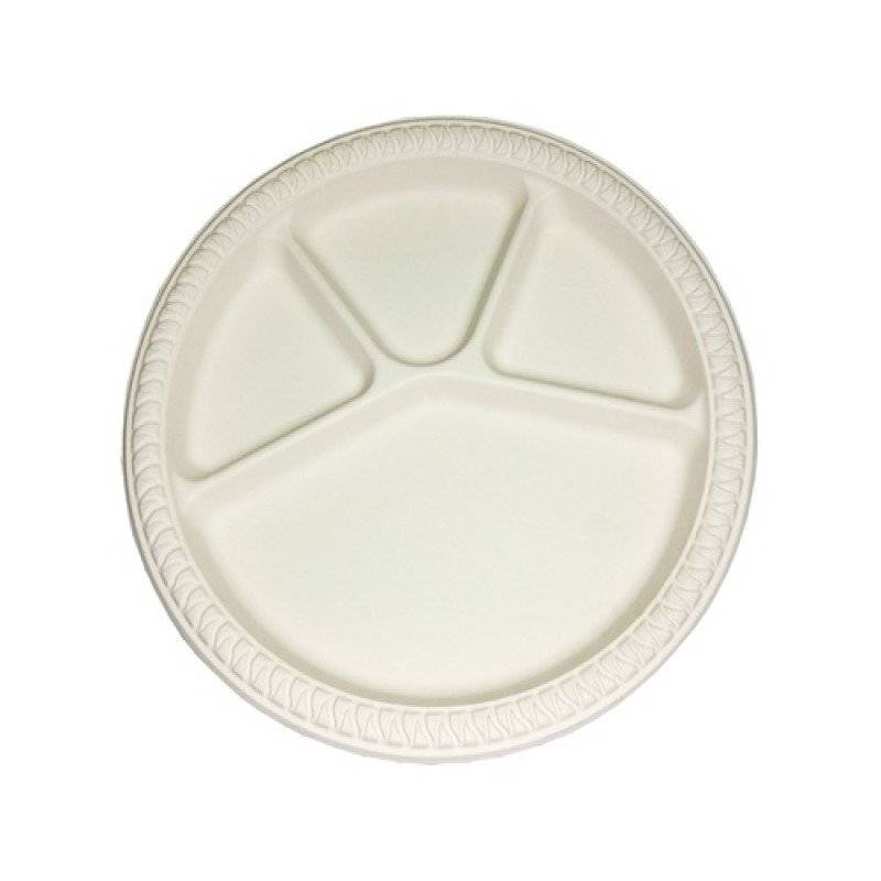 4CP Round plate (Cornstarch)