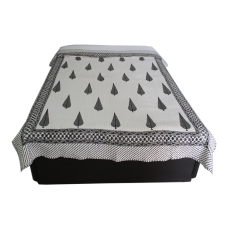 
									Hand Block Printed Quilted Single Bedspread